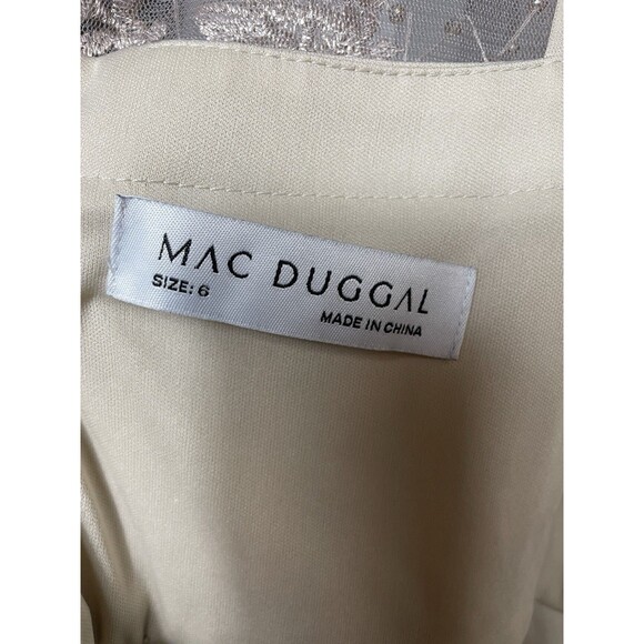 NWT Mac Duggal Mocha Long Sleeve Midi Dress Sz 6 Retail $338 - Picture 12 of 16